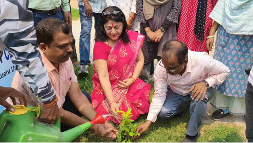 विश्व पर्यावरण दिवस पर एलएनटी महाविद्यालय में हरित अभियान, छात्रों ने लिया संरक्षण का संकल्प